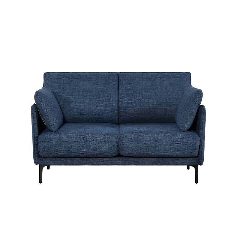 Upholstered Sofa with USB Charge Port & 2 Pillows