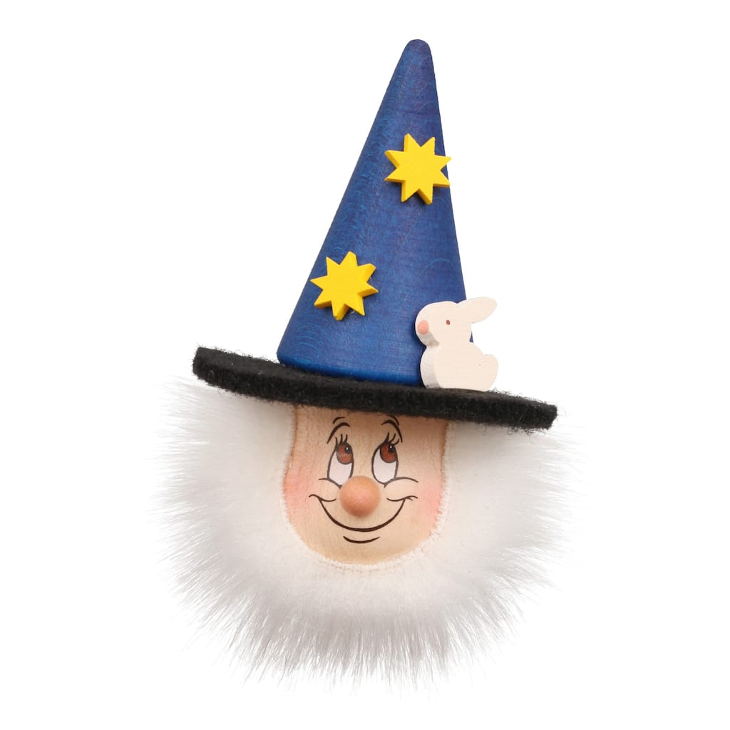 4.5" Blue and White Dwarf Wizard Refrigerator Magnet