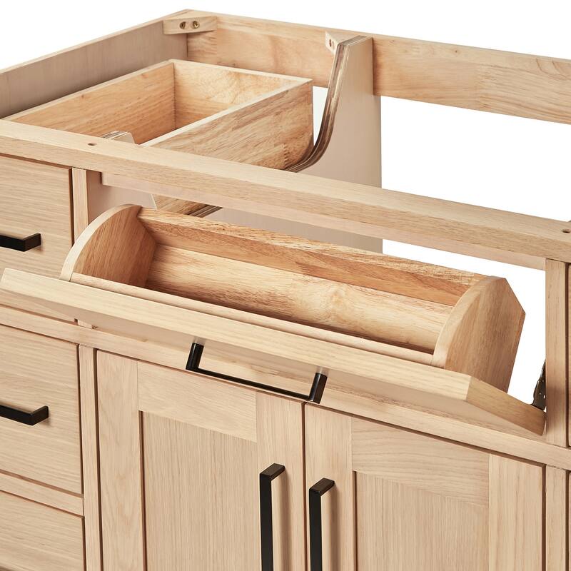 Ariel T042S-BC Hepburn 42" Single Free Standing Vanity Cabinet Only