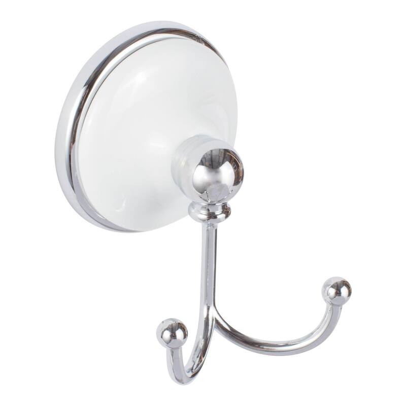 Sure-Loc BT-RH1 Brighton Robe Hook - Polished Chrome / White Porcelain