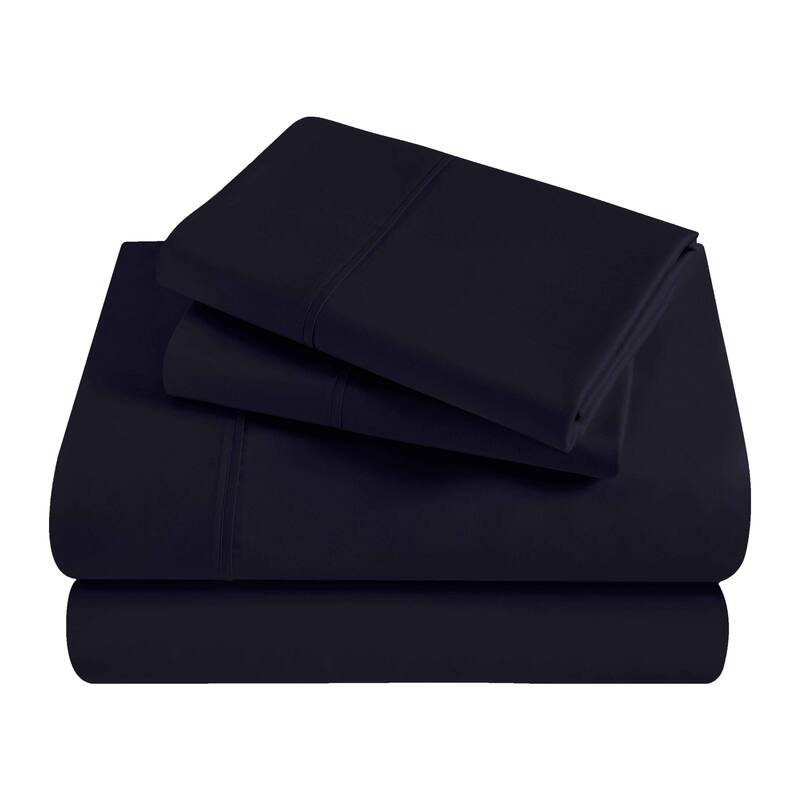 Superior Egyptian Cotton 300 Thread Count Solid Bed Sheet Set