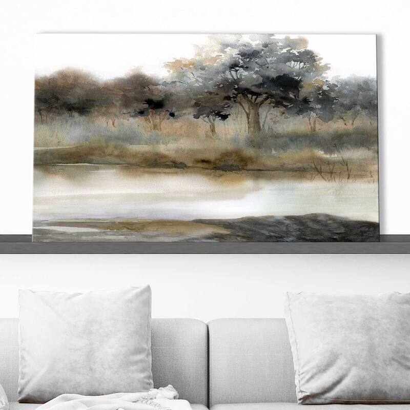 "Silent Waters II (Horizontal)" by Carol Robinson Print on Canvas