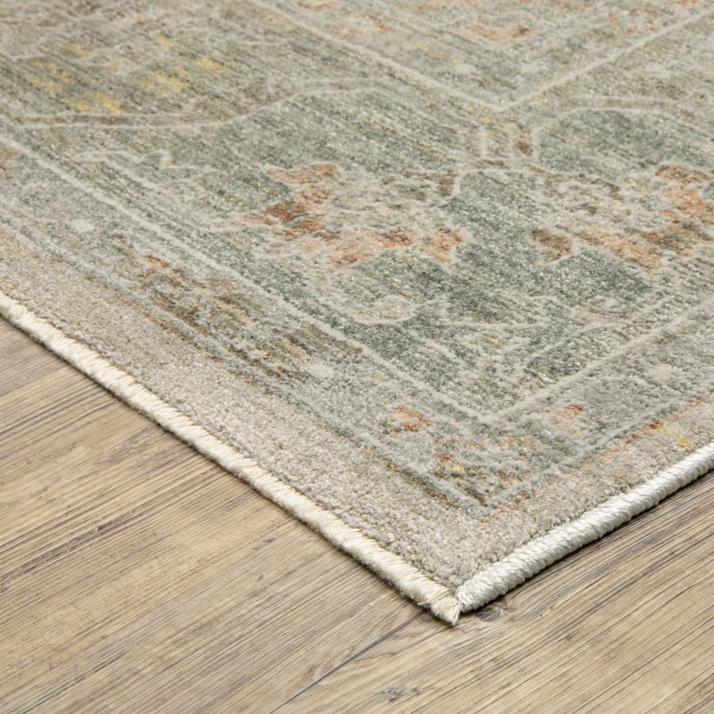 Kellan Global Medallion Beige/ Multi Area Rug
