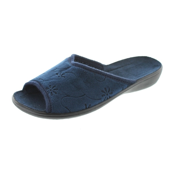 Sc Home Collection Womens Open Toe Slippers - Blue