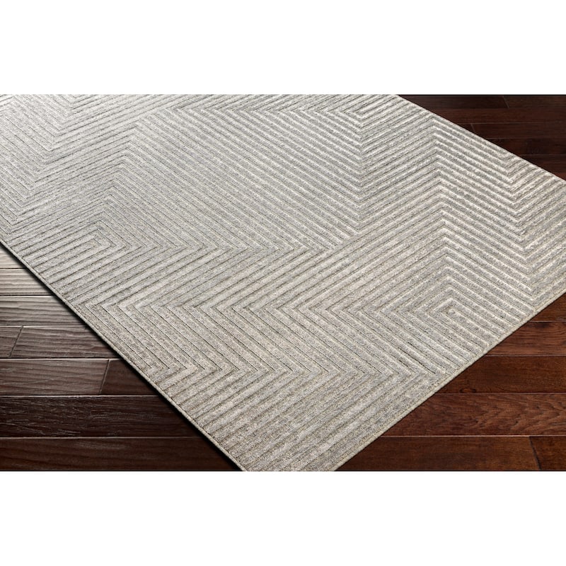 Livabliss Wimbledon Modern Medallion Rug