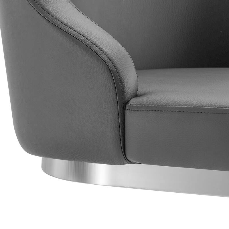 25.8'' Velvet/Leather Counter Height Bar Stools, Set of 2/3 - 36.6"H x 18.9"W x 20.5"D