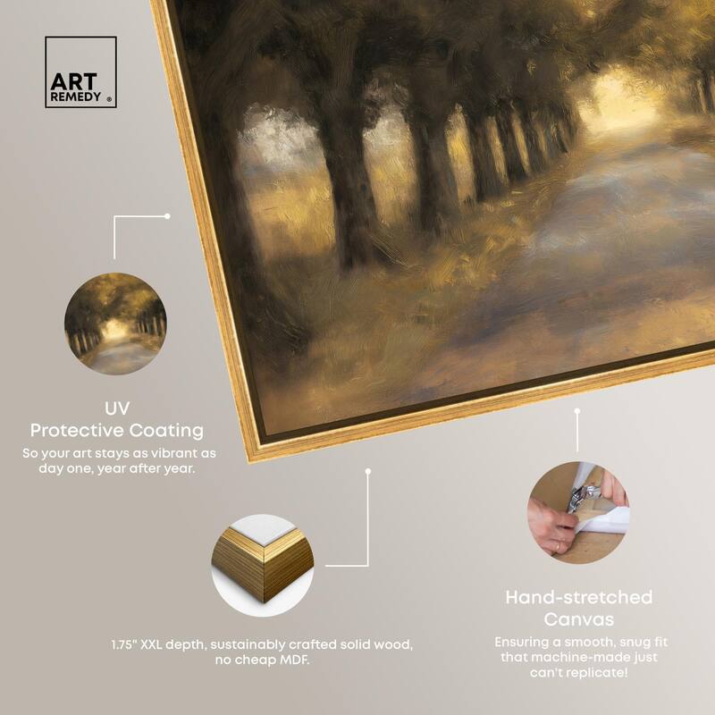 Misty Morning Canvas by Art Remedy