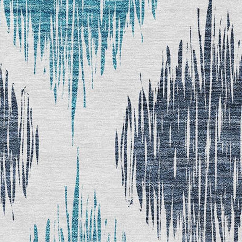 HomeRoots Ikat Transitional Rectangle Outdoor Rug