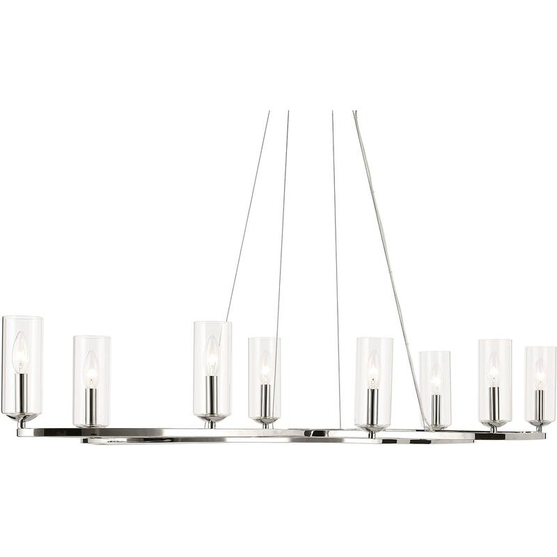 Kichler 52772 Harpin 8 Light 17" Wide Linear Chandelier