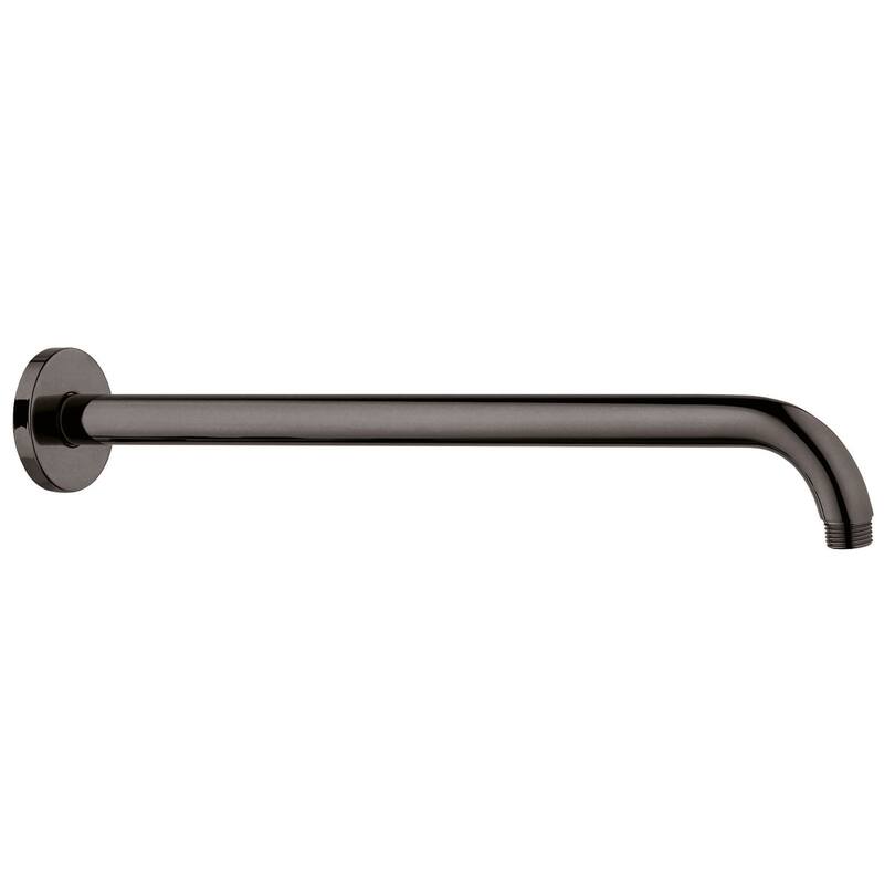 Grohe Rainshower 16" Shower Arm with Flange - Hard Graphite