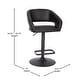 preview thumbnail 175 of 178, Vinyl Adjustable Height Barstool with Rounded Mid-Back