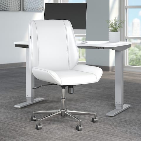 Salinas Wingback Leather Office Chair by Bush Furniture