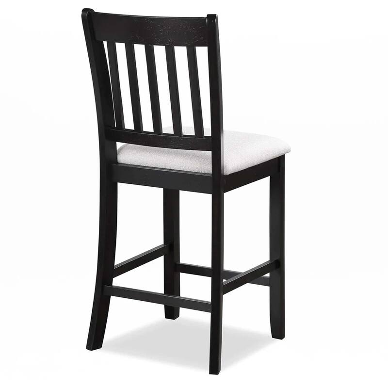 Counter Chairs, Set of 2 - Black