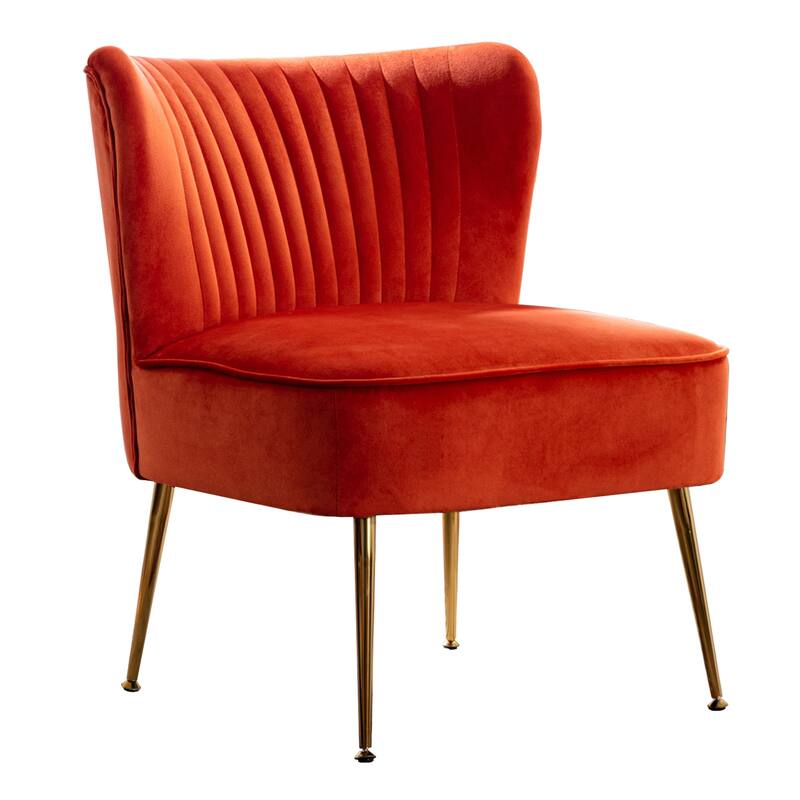 Heaven Contemporary Velvet Upholstered Accent Chair