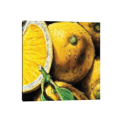iCanvas "Lemons" by AlmaCh Canvas Print