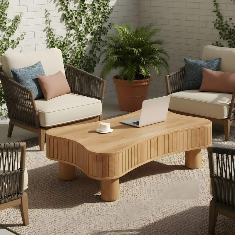 Rustic Lift Top Coffee Table with Hidden Storage