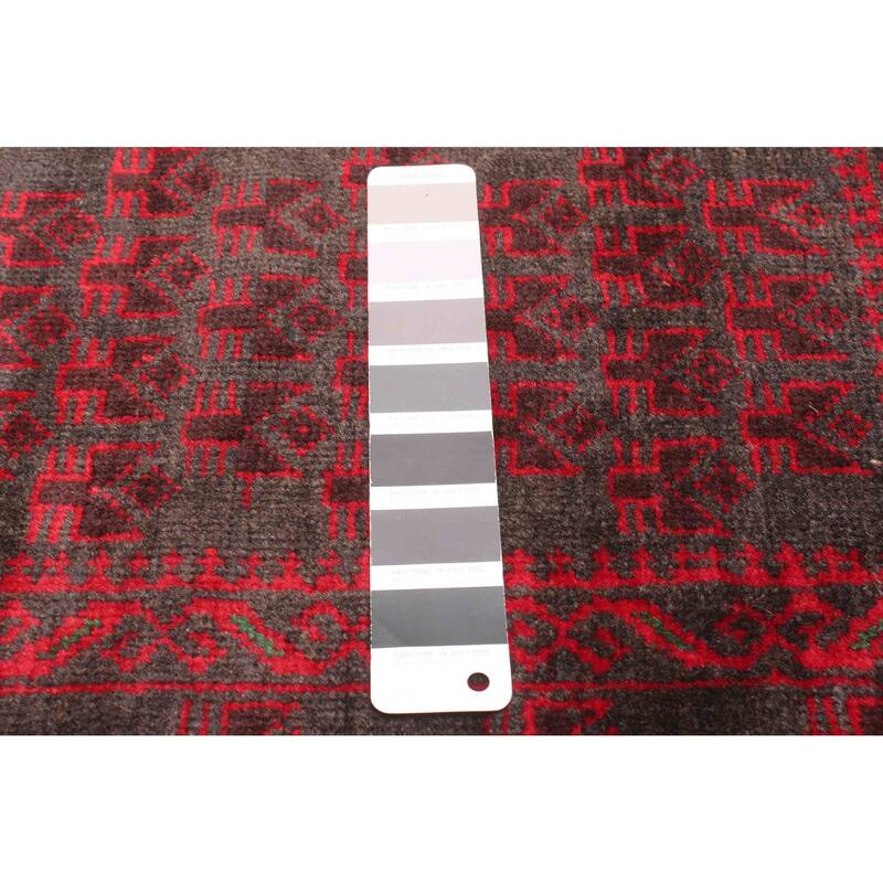 ECARPETGALLERY Hand-knotted Teimani Dark Grey Wool Rug - 2'10 x 4'5