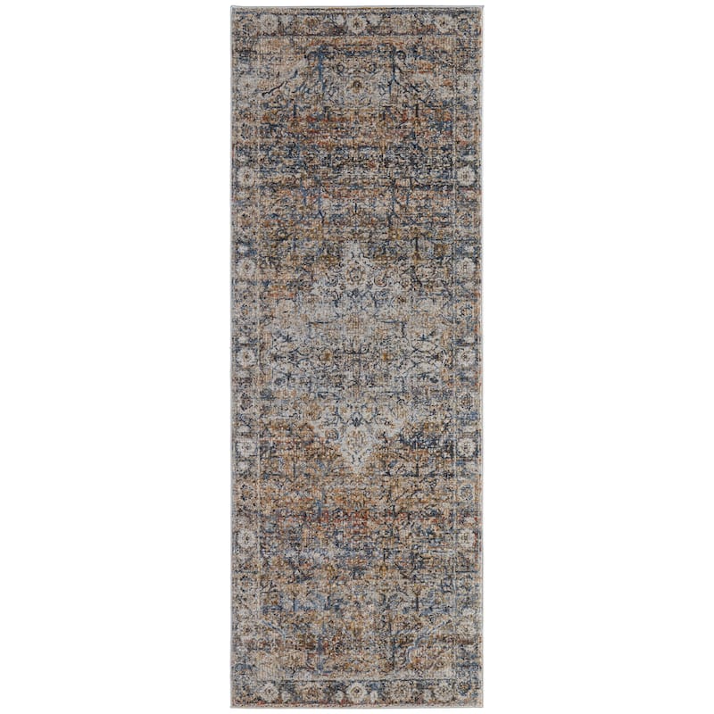 Grand Bazaar Frencess Machine Made Medallion Transitional Area Rug