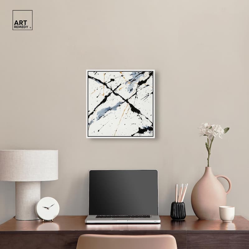 Splintered Impact II Canvas by Art Remedy