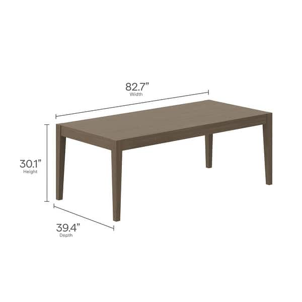 dimension image slide 1 of 2, Northlake 9-Piece Outdoor Patio Teak Wood Dining Set
