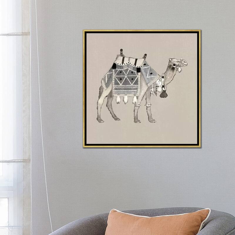 iCanvas "Exotic Camel I" by Tava Studios Framed