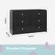 preview thumbnail 28 of 52, Storkcraft Santos 6 Drawer Dresser