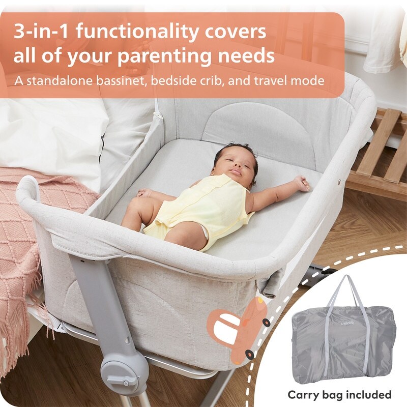 Unilove Hug Me Plus in Bedside Bassinet Sleeper buybuy BABY