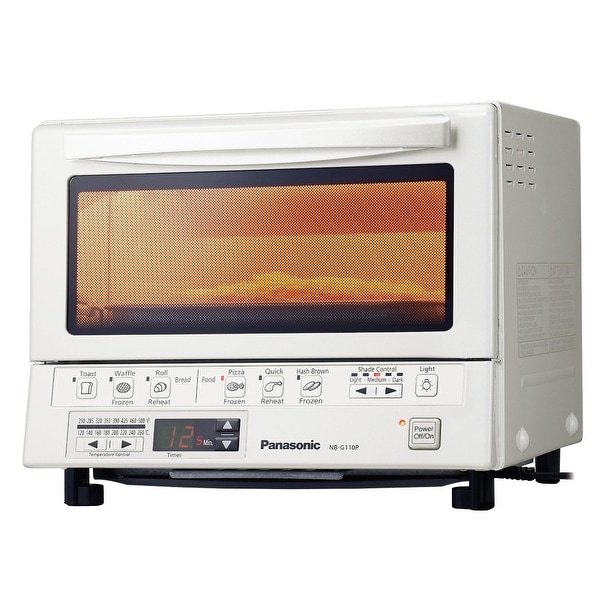 Panasonic FlashXpress Toaster Oven with Double Infrared Heating (White)