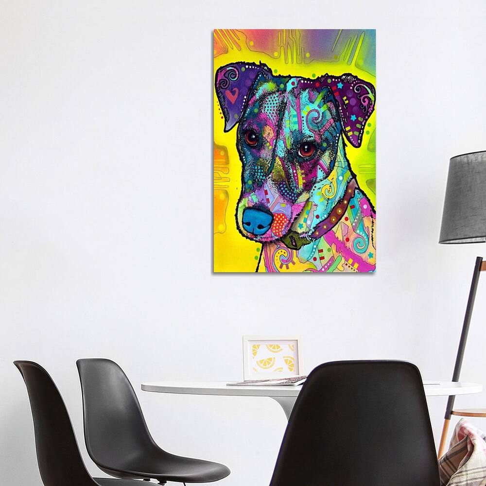 iCanvas "Jack Russell" by Dean Russo Canvas Print