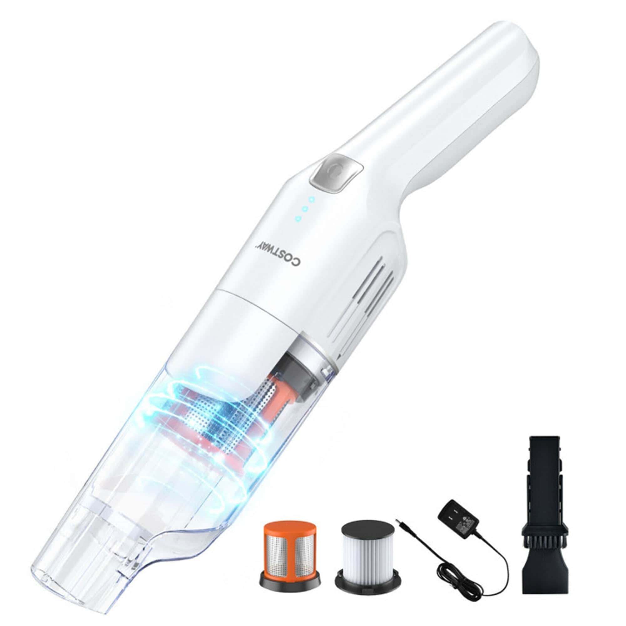 Impress GoVac Rechargeable Deluxe Handheld Vacuum With Base 0.5 Qt