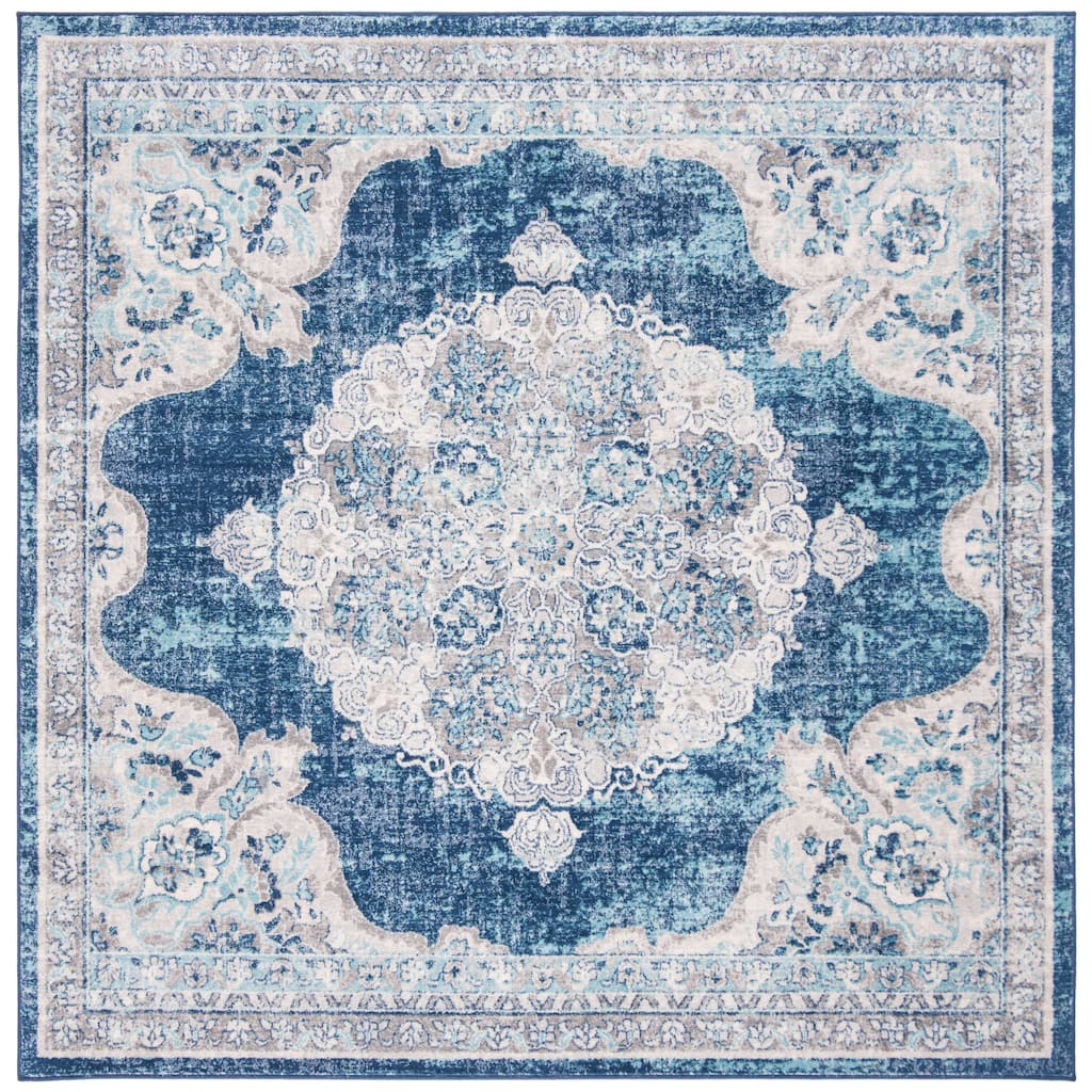 SAFAVIEH Brentwood Coralyne Traditional Oriental Rug - 6'7" Square
