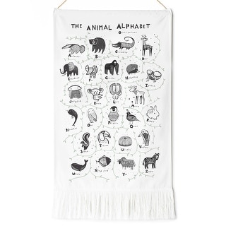 Wee Gallery Printed Tapestry - Animal Alphabet