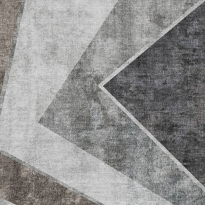 HomeRoots Geometric Transitional Rectangle Outdoor Rug