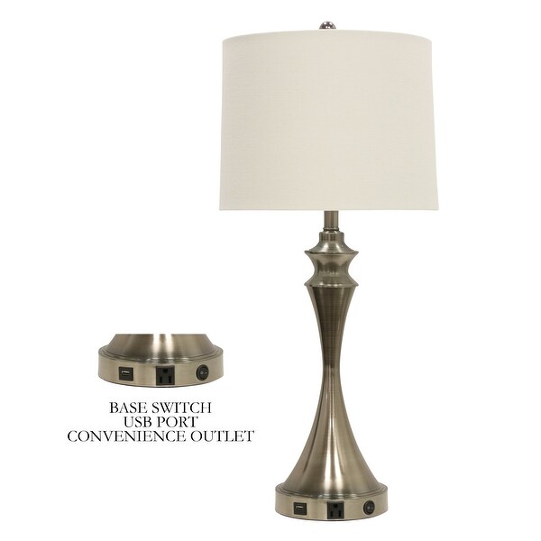table lamp switch on base