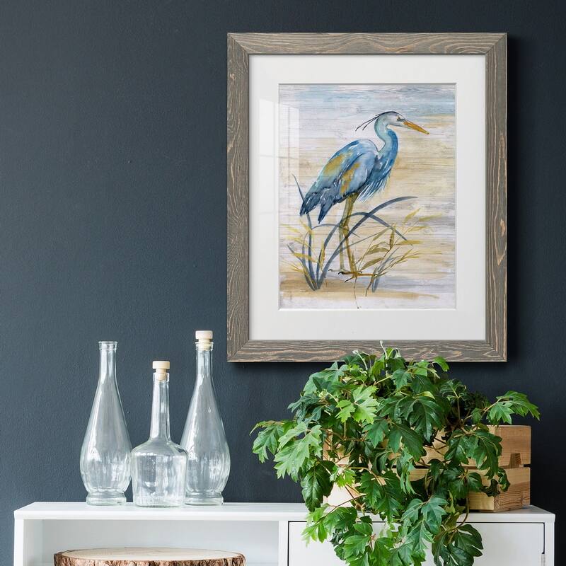 Blue Heron I-Premium Framed Print - Ready to Hang
