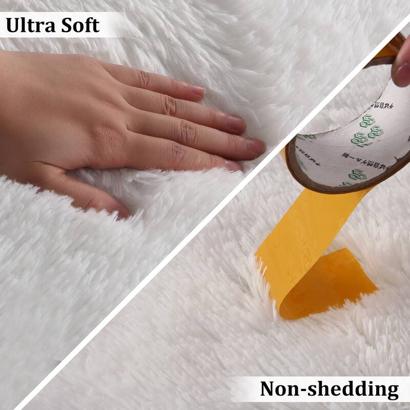 Garvee Shag Fluffy Area Rug Modern Indoor Plush Shaggy Carpet