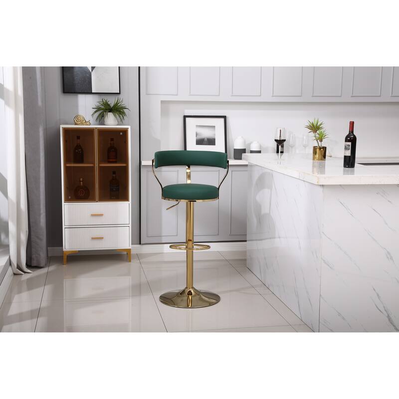 Bar Stools with Back and Footrest Counter, Comfortable Height Dining
