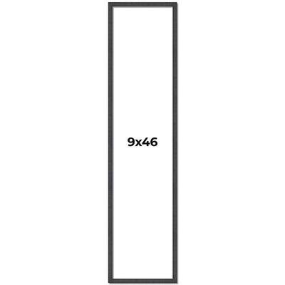 9x46 Frame Brown Solid Wood Picture Frame - Complete Modern Photo