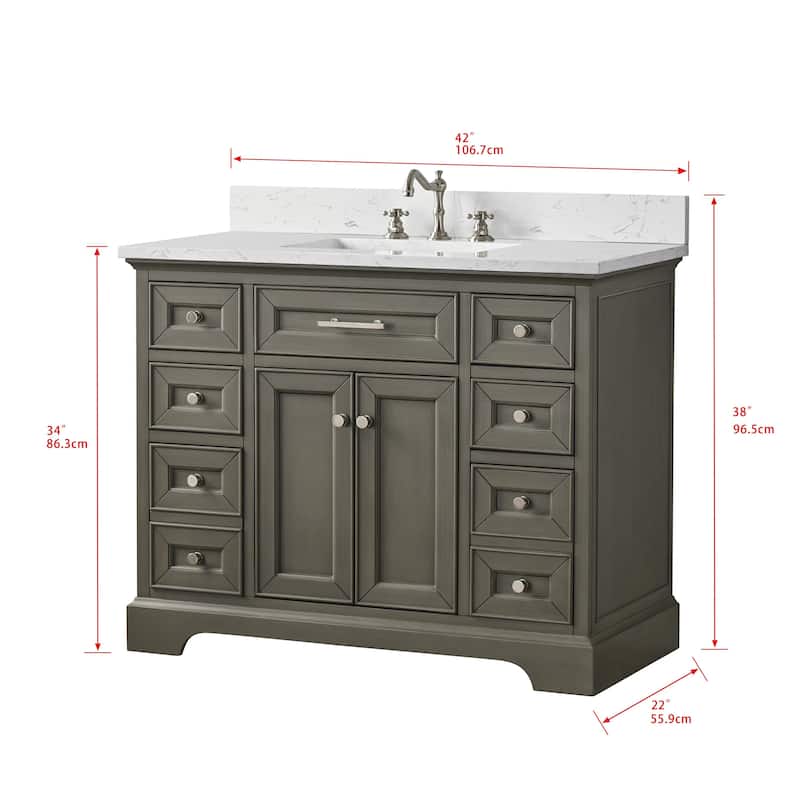 Sudio Design Thompson 42" Bathroom Vanity