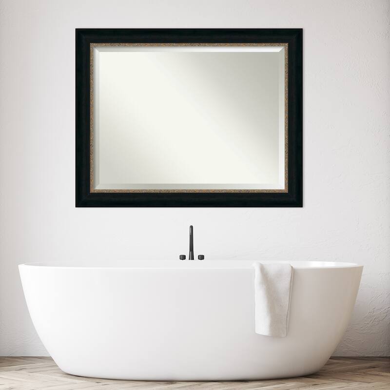 Beveled Bathroom Wall Mirror - Paragon Bronze Frame - Paragon Bronze