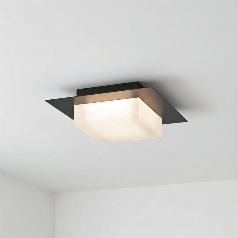 8 inch Square Integrated LED Flush Mount