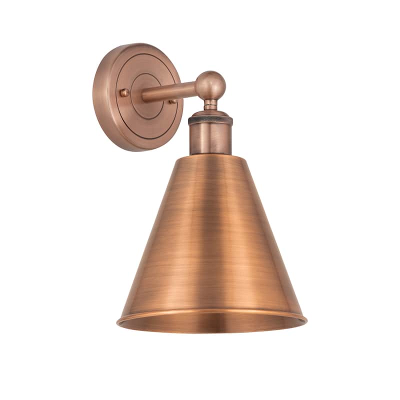 Innovations Lighting 616-1W-13-8 Ballston Sconce Ballston Cone 13" - Antique Copper