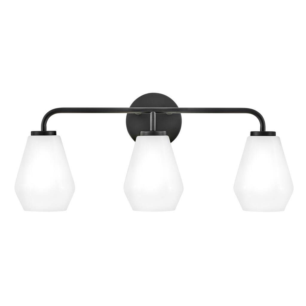 Lark 85503 Gio 3 Light 24" Wide Vanity Light with Cased Opal Glass