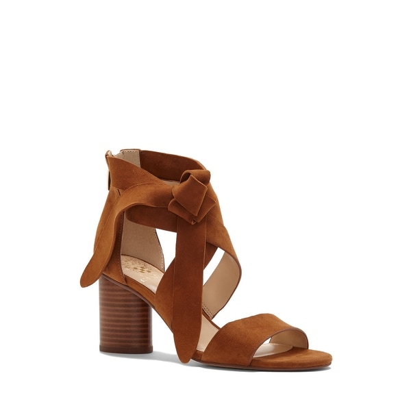 Vince Camuto Womens Jeneve Leather Open Toe Casual Strappy Sandals