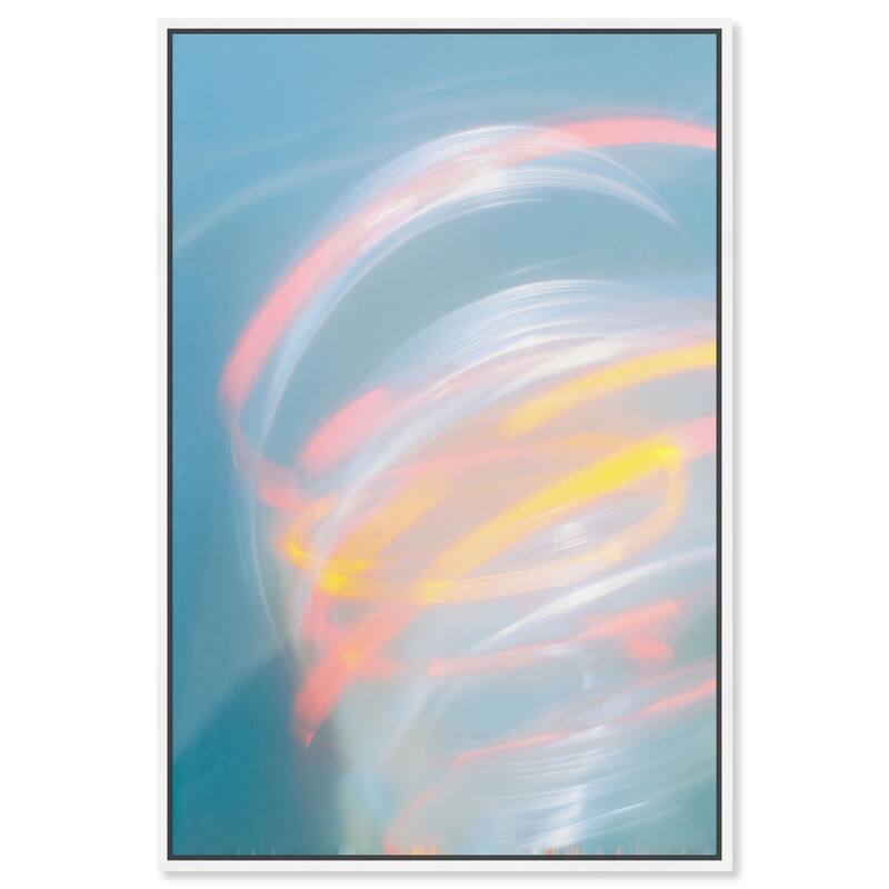 Swirling Light I Canvas by Art Remedy - White - 24" x 36"