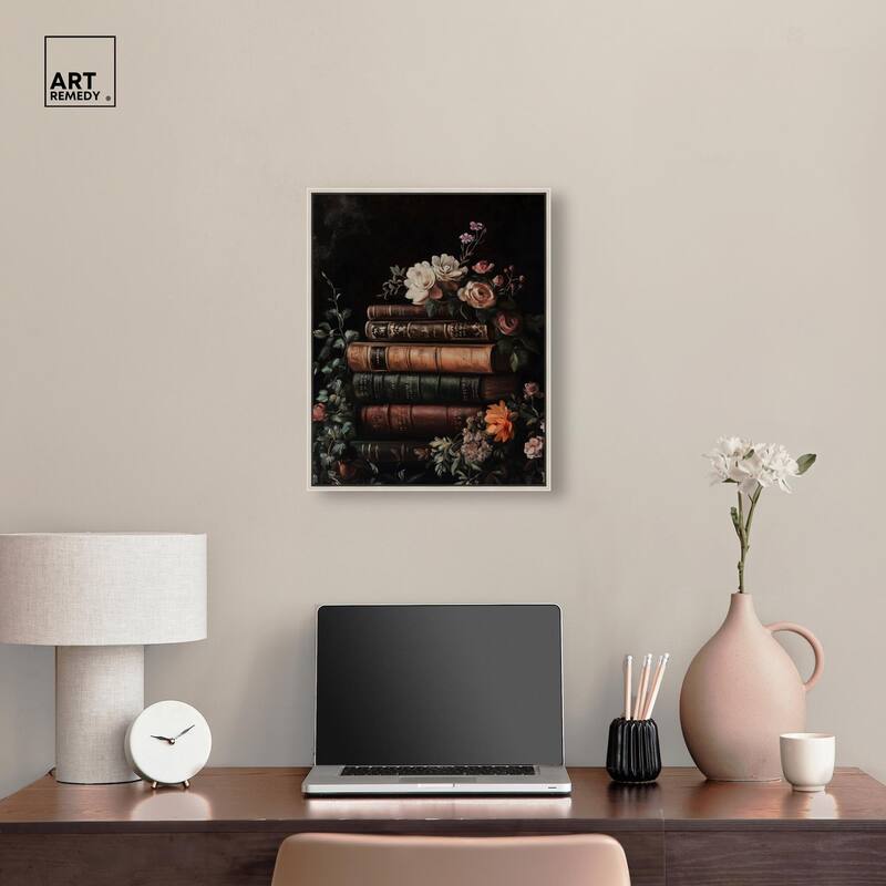 Stacked Wisdom Canvas by Art Remedy