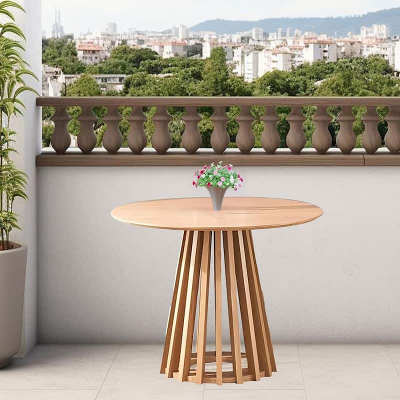 Andre Small Round 39" Bistro Dining Table By Aria-Home