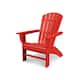 POLYWOOD Nautical Curveback Adirondack Chair - Sunset Red