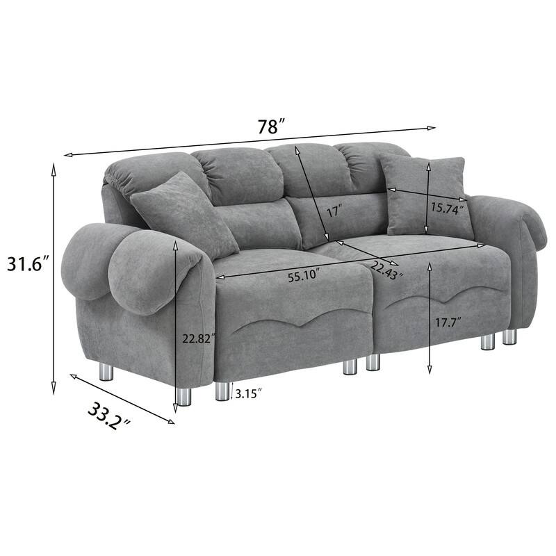 Cloud Velvet Multiple Styles with Footrest