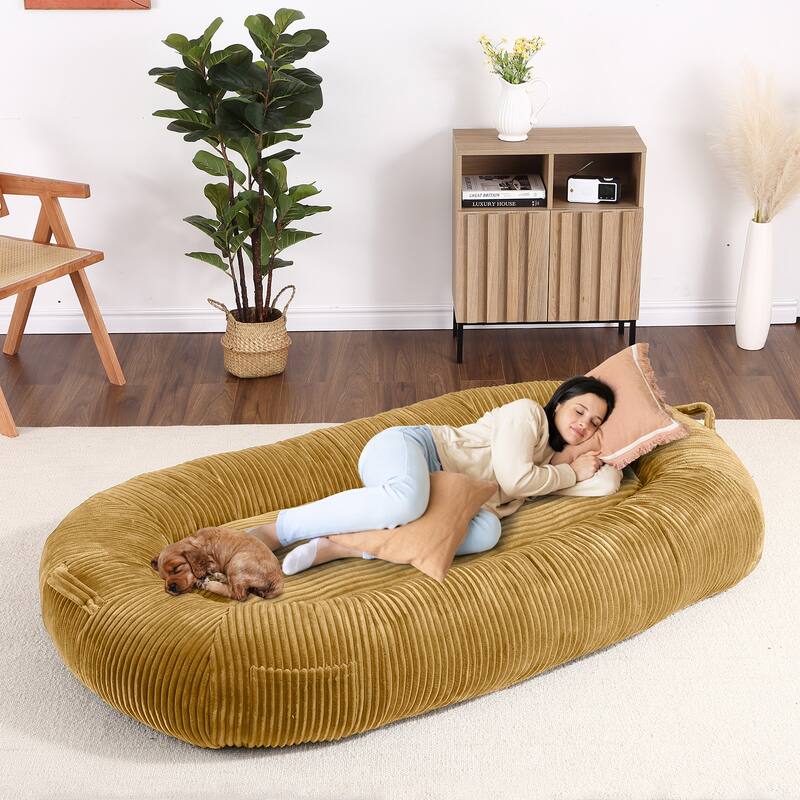 Eie Giant Dog Bed Washable Human Size Bed With Removable Cover
